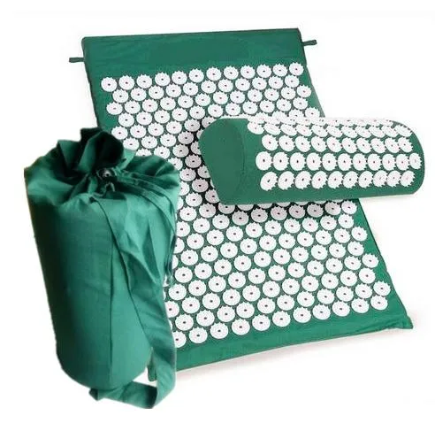 Massage Cushion Acupressure Mat Relieve Stress Pain | Acupuncture Spike Yoga Mat with Pillow