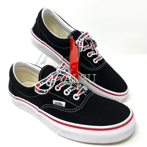 💖MEGA SALE💖VANS ERA I heart ❤️ Black Canvas Men's Size 9.5 13 VN0A4U39WKU