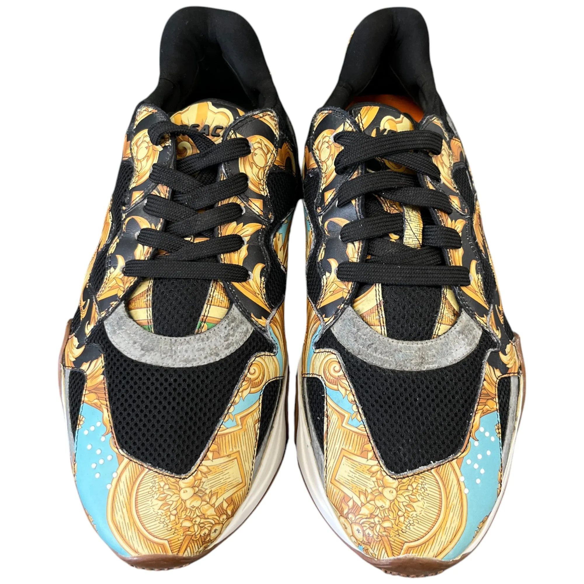 Men's Barocco Squalo Low Trainers Black Size EU 45 / UK 11