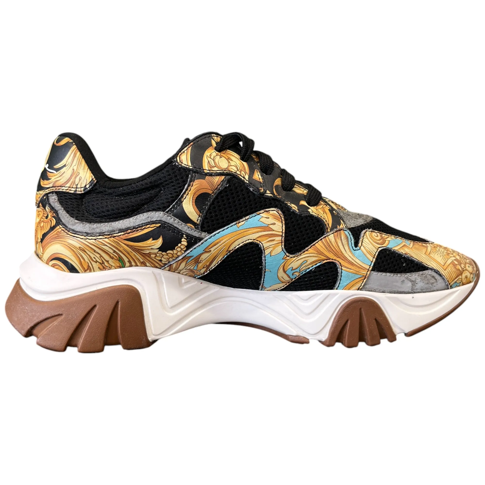 Men's Barocco Squalo Low Trainers Black Size EU 45 / UK 11