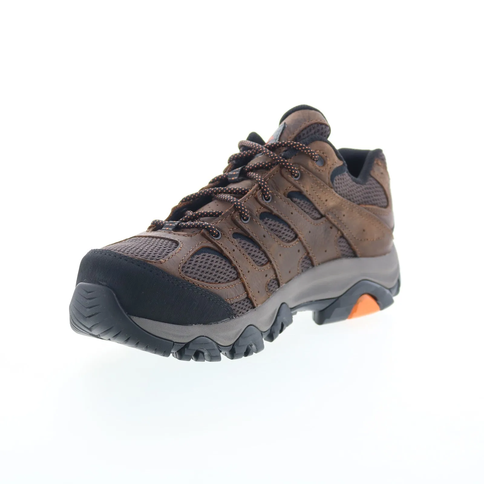 Merrell Moab Vertex 2 Carbon Fiber Mens Brown Wide Athletic Work Shoes