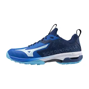 Mizuno Wave Panthera 2 Hockey Shoes - Blue/White (2024/25)