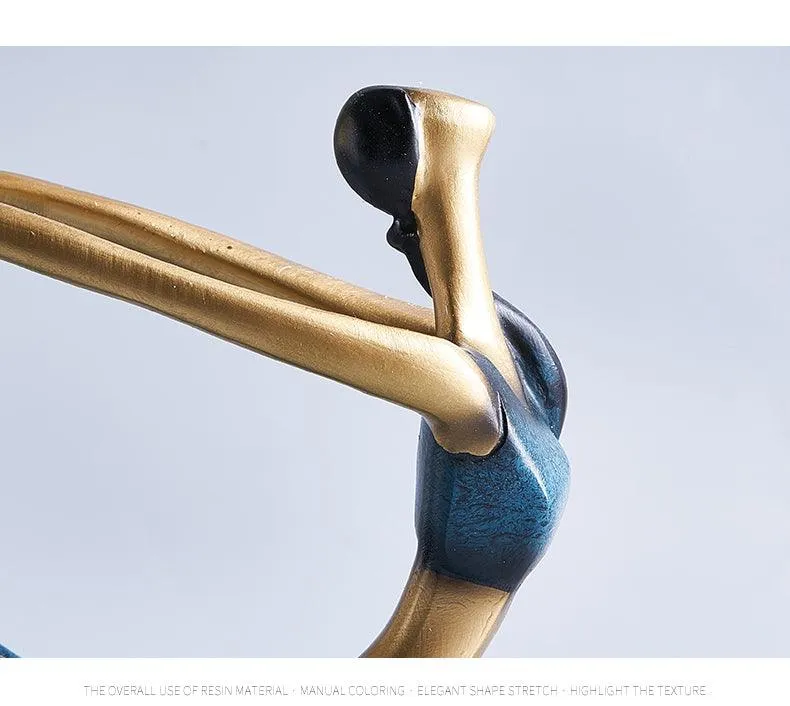 Modern Yoga Women Figurines