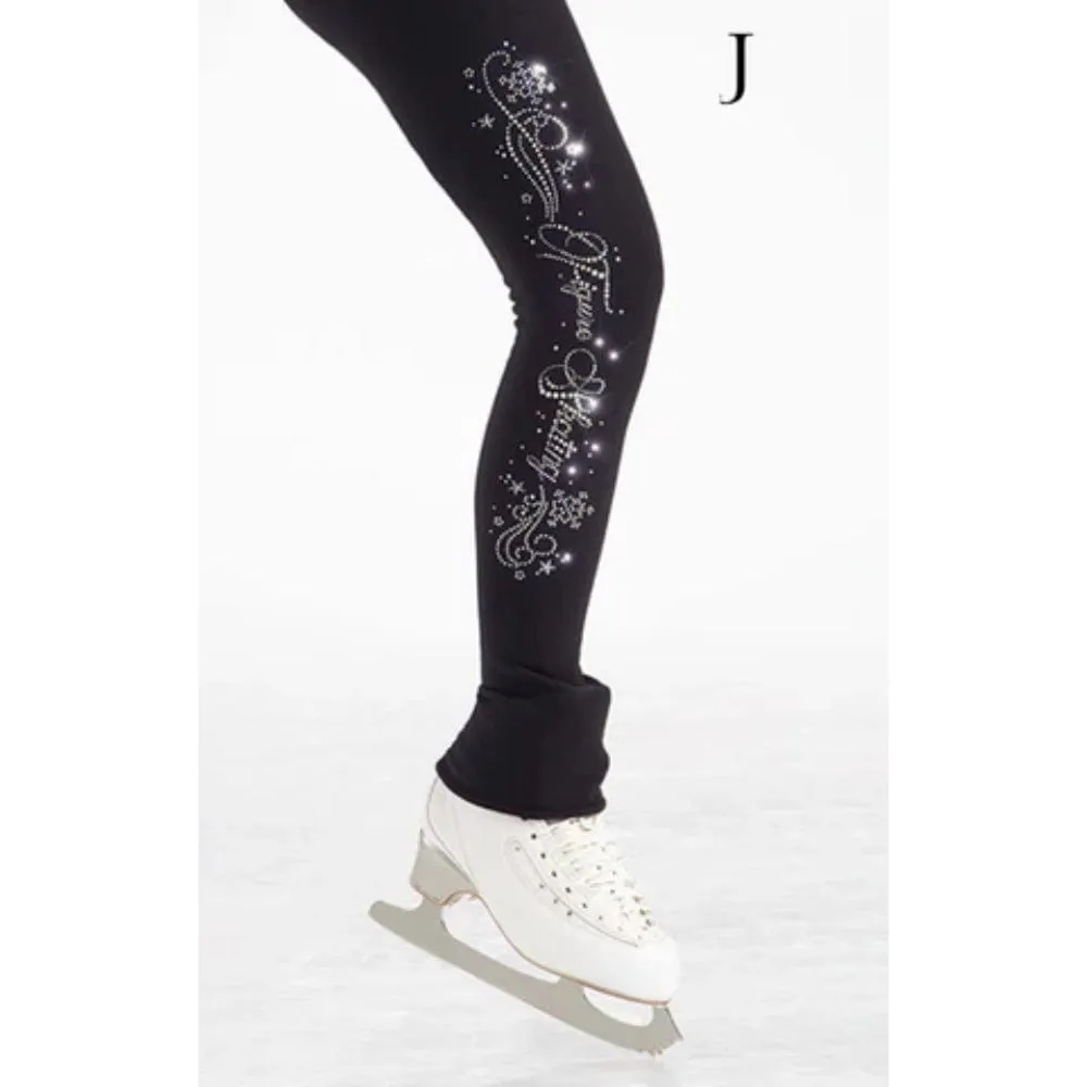 Mondor 24450 Sequin Polartec Leggings - Child