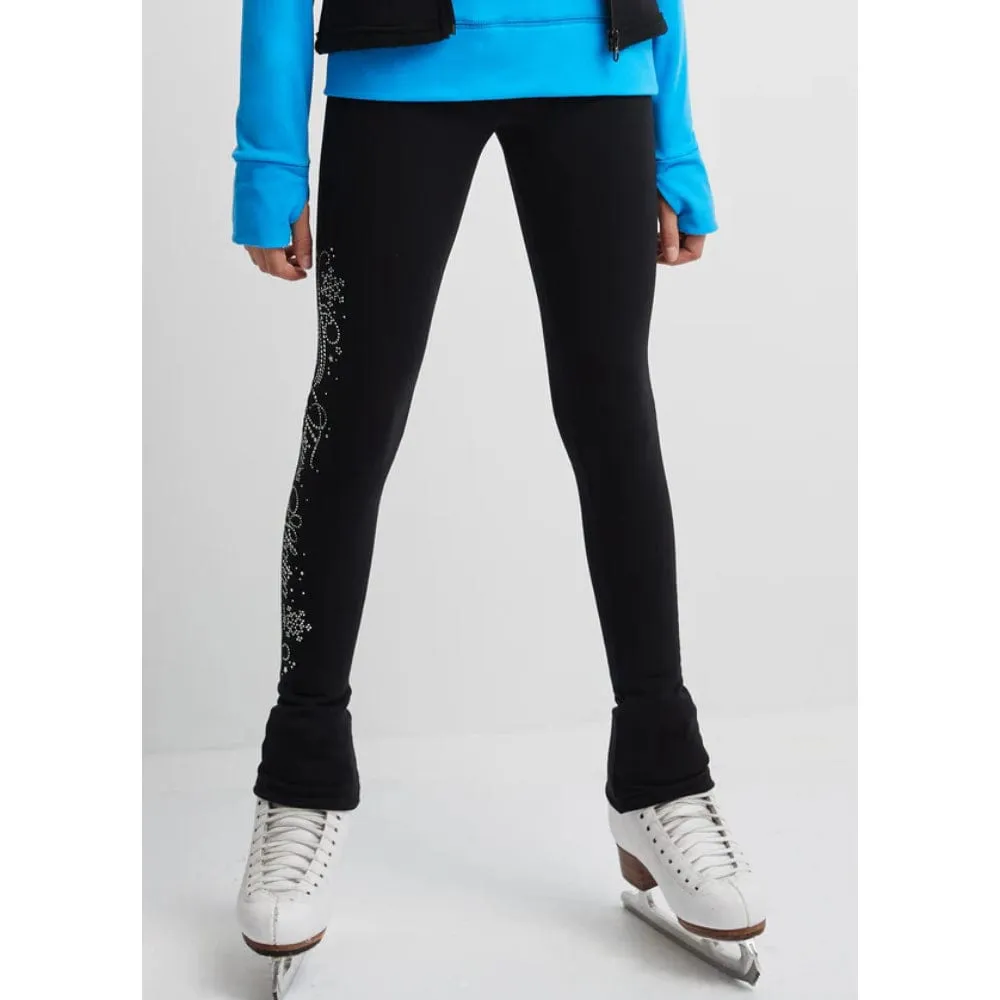 Mondor 24450 Sequin Polartec Leggings - Child