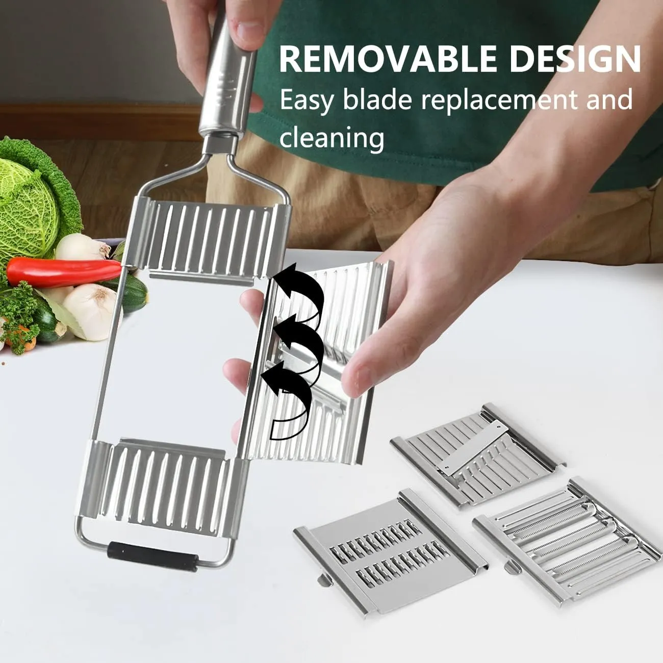 Multi-purpose vegetable slicer