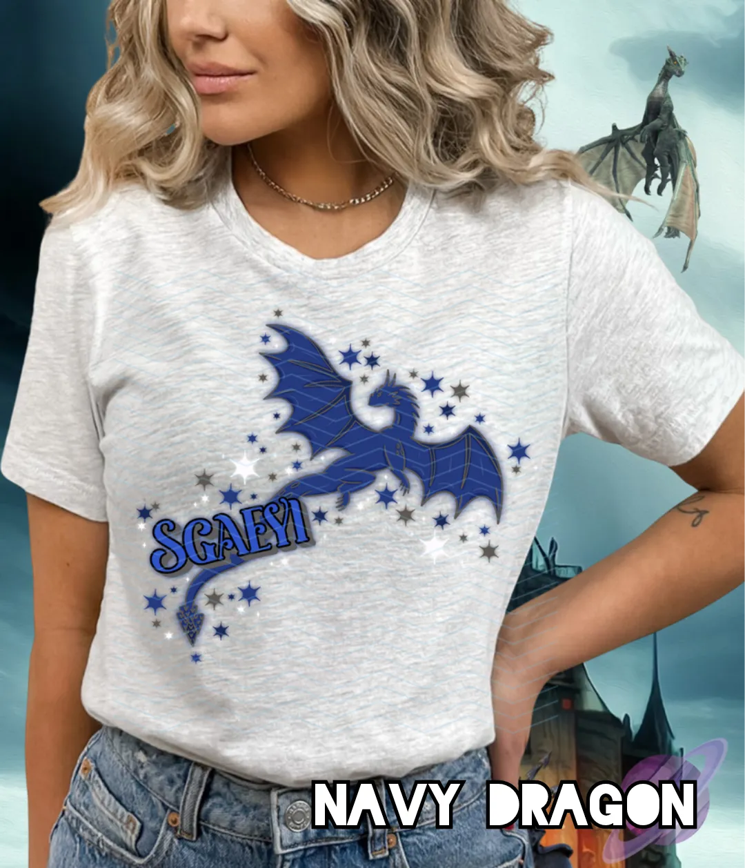 Navy Dragon Unisex Shirt
