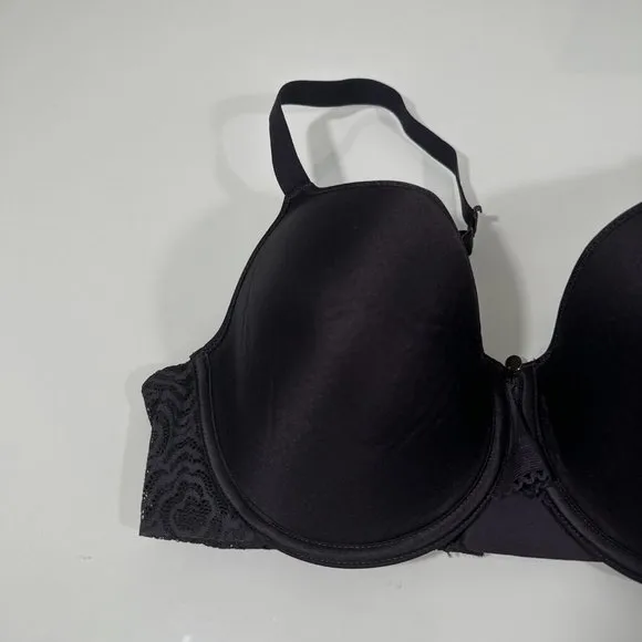 NEW $78 Chantelle [ 36D ] C‎ Jolie Comfort Convertible T-Shirt Bra in Ink Black