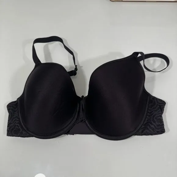 NEW $78 Chantelle [ 36D ] C‎ Jolie Comfort Convertible T-Shirt Bra in Ink Black