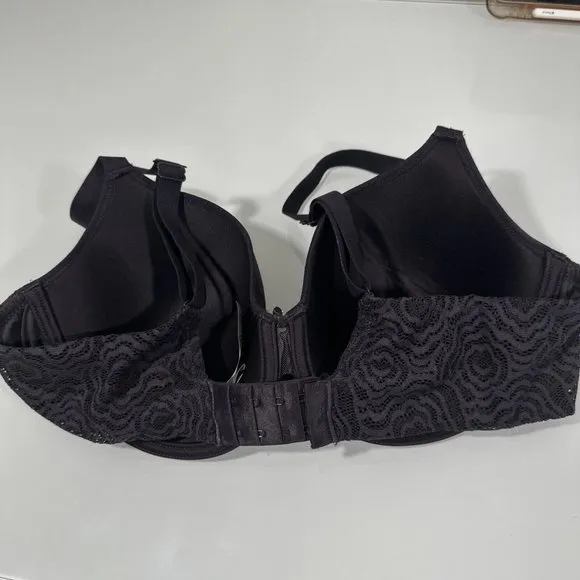 NEW $78 Chantelle [ 36D ] C‎ Jolie Comfort Convertible T-Shirt Bra in Ink Black
