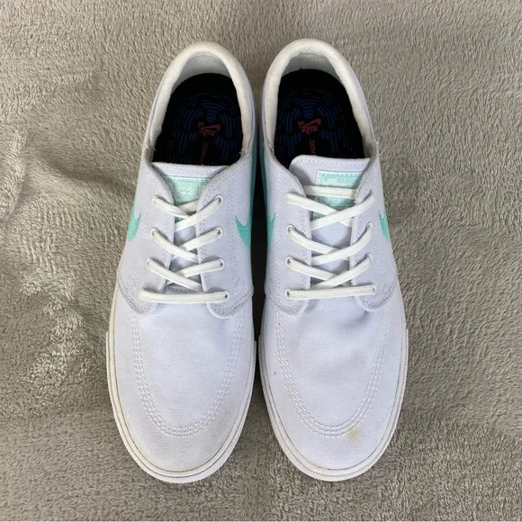 Nike SB Zoom Stefan Janoski Men's Sneakers Shoes 8.5 White Tropical Twist NEW
