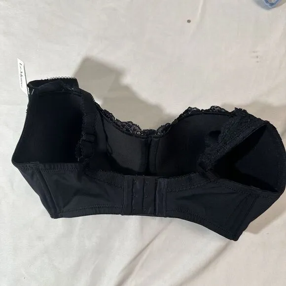 NWT $76 Le Mystere [ 32G ] Dream Tisha 965 Underwire Bra in Black‎