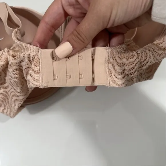 NWT $78 Chantelle [ 32DDDD ] C Jolie‎ Comfort Convertible T-Shirt Bra Rose