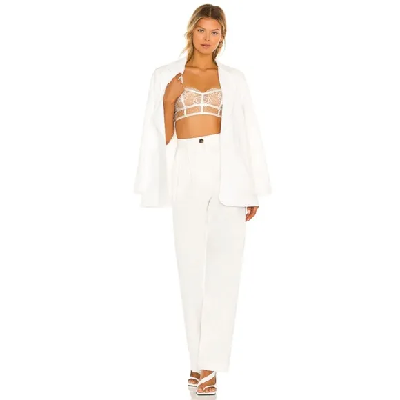 NWT Free People Intimately [ Small ] Lyric Lace Sheer‎ Longline Bralette