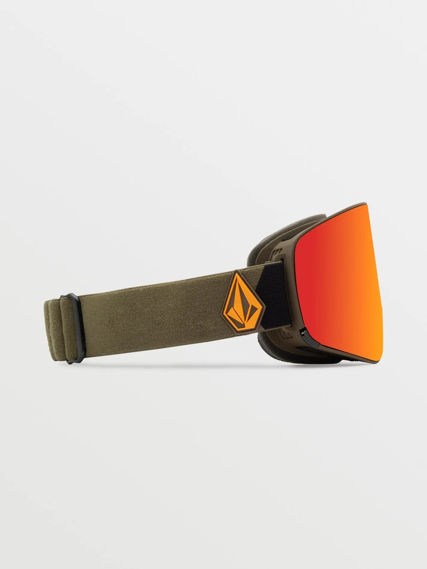 Odyssey Military/Gold Goggle (  Bonus Lens - Yellow) - RED CHROME