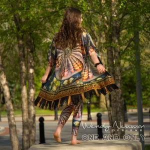 One and Only - Amphitrite Fringed Kimono size large