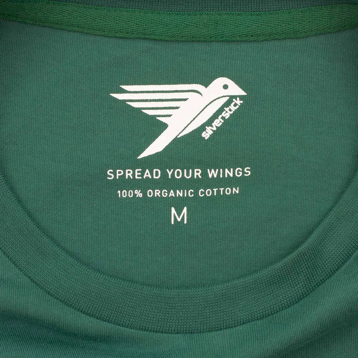 ORIGINAL LOGO ORGANIC COTTON TEE - HUNTER GREEN
