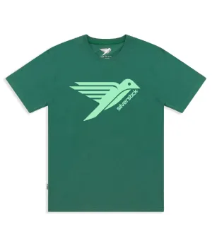 ORIGINAL LOGO ORGANIC COTTON TEE - HUNTER GREEN
