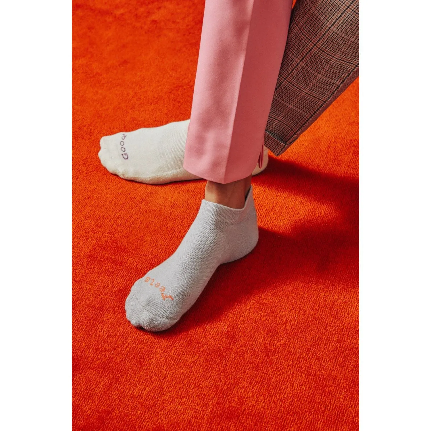 Paire Merino Wool-Blend Ankle Sock (Fog)