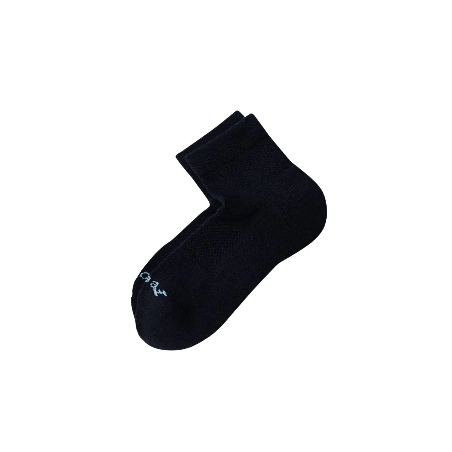 Paire Merino Wool-Blend Quarter Sock (Black)