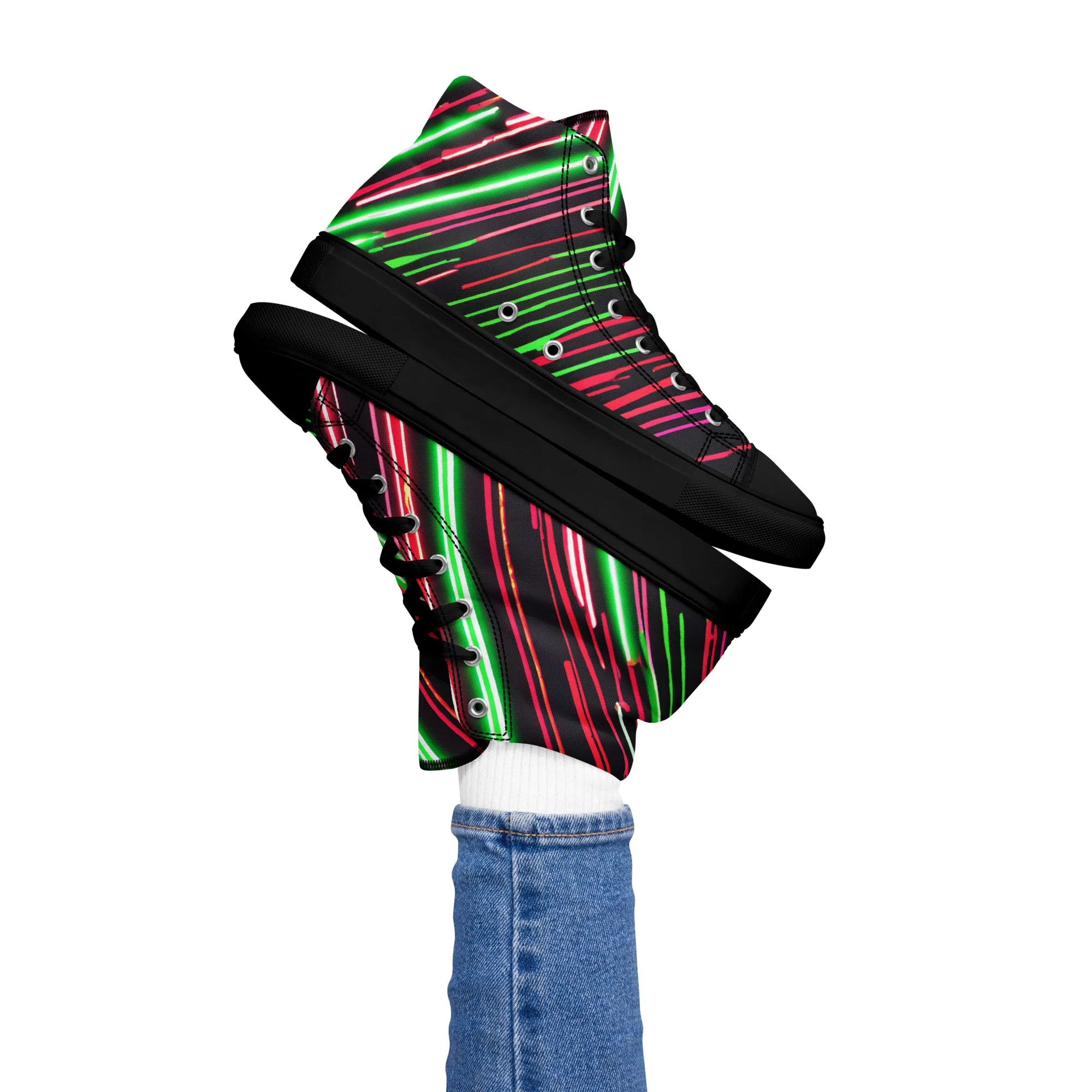 Phase B Records Women’s high top canvas shoes - Free Delivery! Rock / Metal / Electronic / EDM / Underground - Alternative Apparel and Merch Only from Phase B Records.