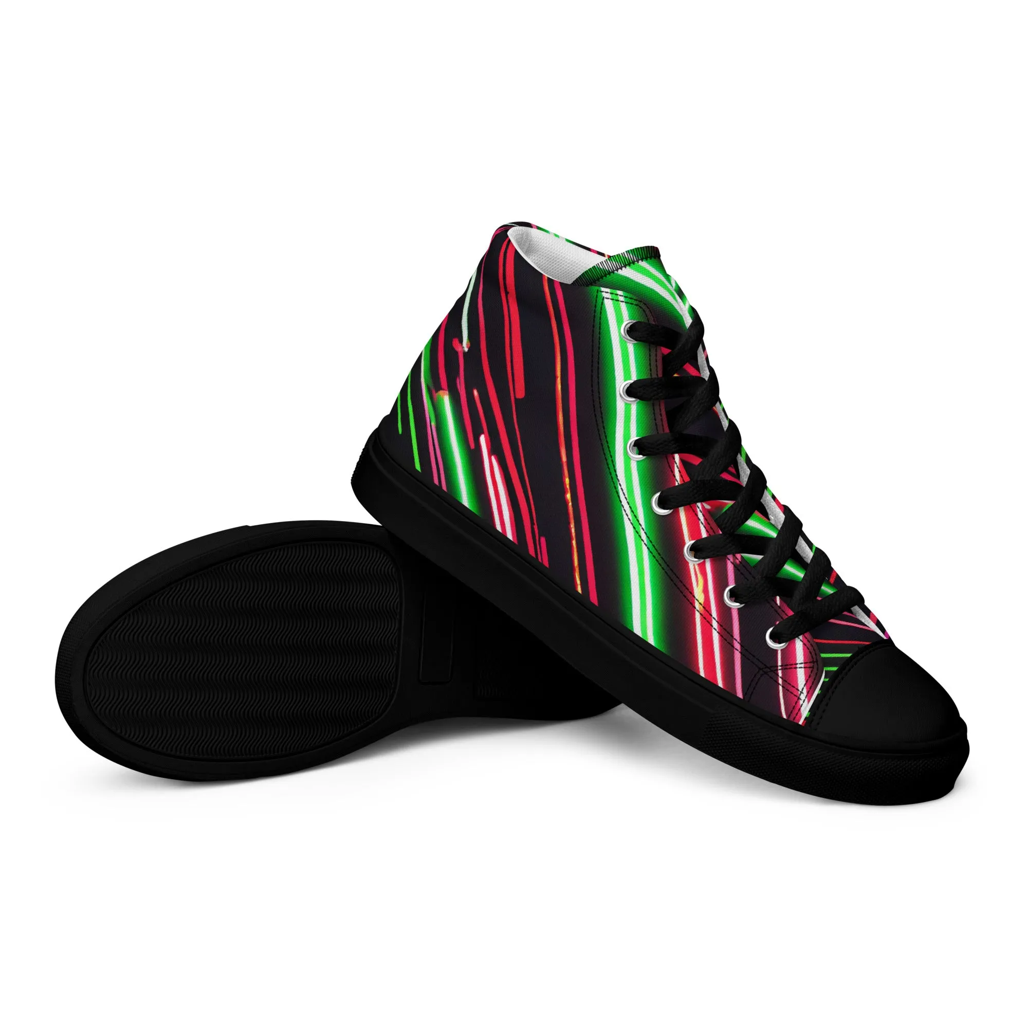 Phase B Records Women’s high top canvas shoes - Free Delivery! Rock / Metal / Electronic / EDM / Underground - Alternative Apparel and Merch Only from Phase B Records.