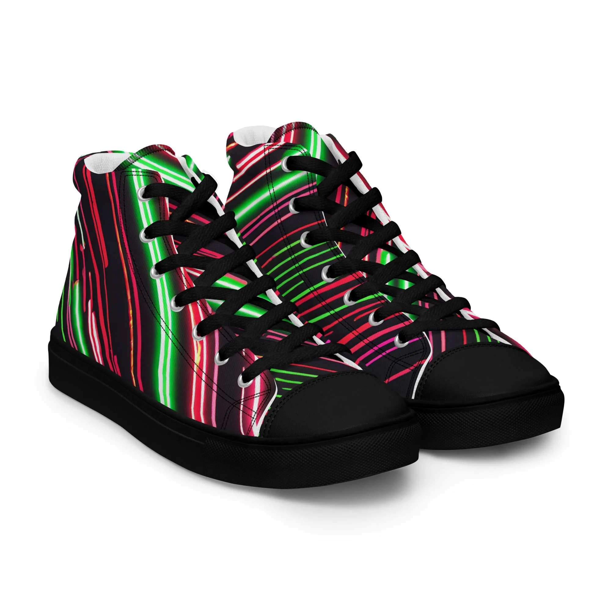 Phase B Records Women’s high top canvas shoes - Free Delivery! Rock / Metal / Electronic / EDM / Underground - Alternative Apparel and Merch Only from Phase B Records.