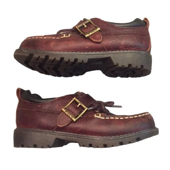 POLO by RALPH LAUREN Brown &quot;Ranger II&quot; Boots Toddler Size 12