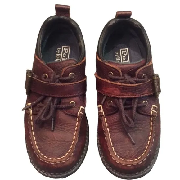 POLO by RALPH LAUREN Brown &quot;Ranger II&quot; Boots Toddler Size 12