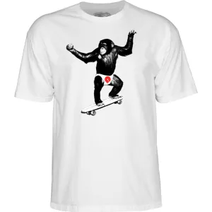 Powell Peralta - Skate Chimp Tee White