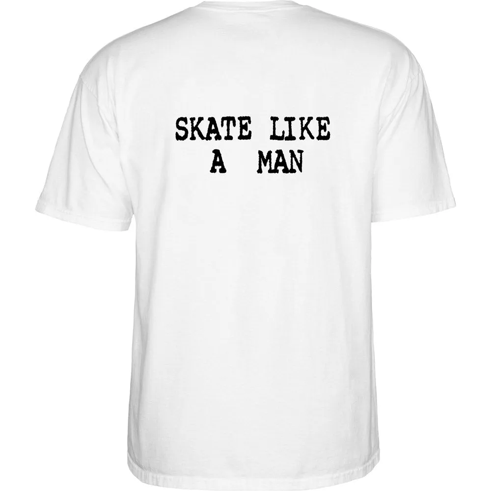 Powell Peralta - Skate Chimp Tee White