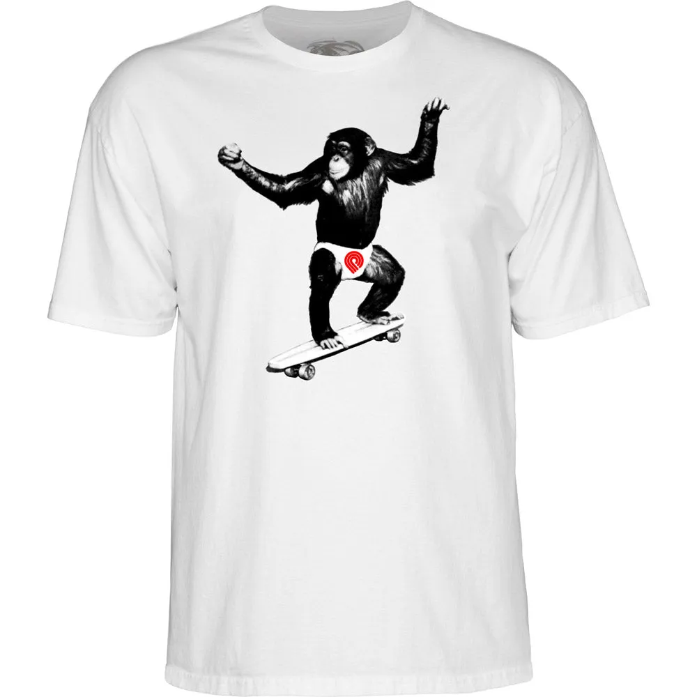 Powell Peralta - Skate Chimp Tee White