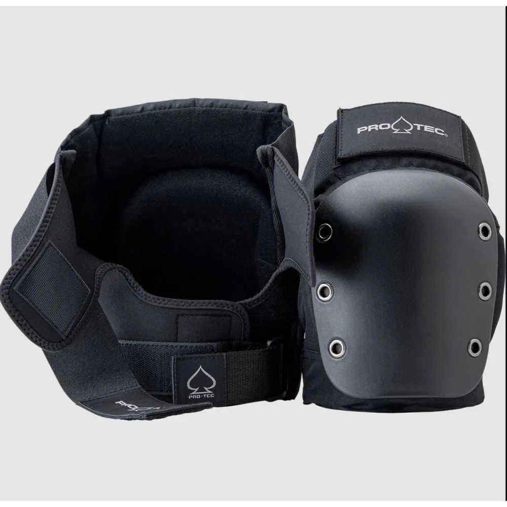 Pro-Tec Pads. Street Knee/Elbow Pad Set Open - Black