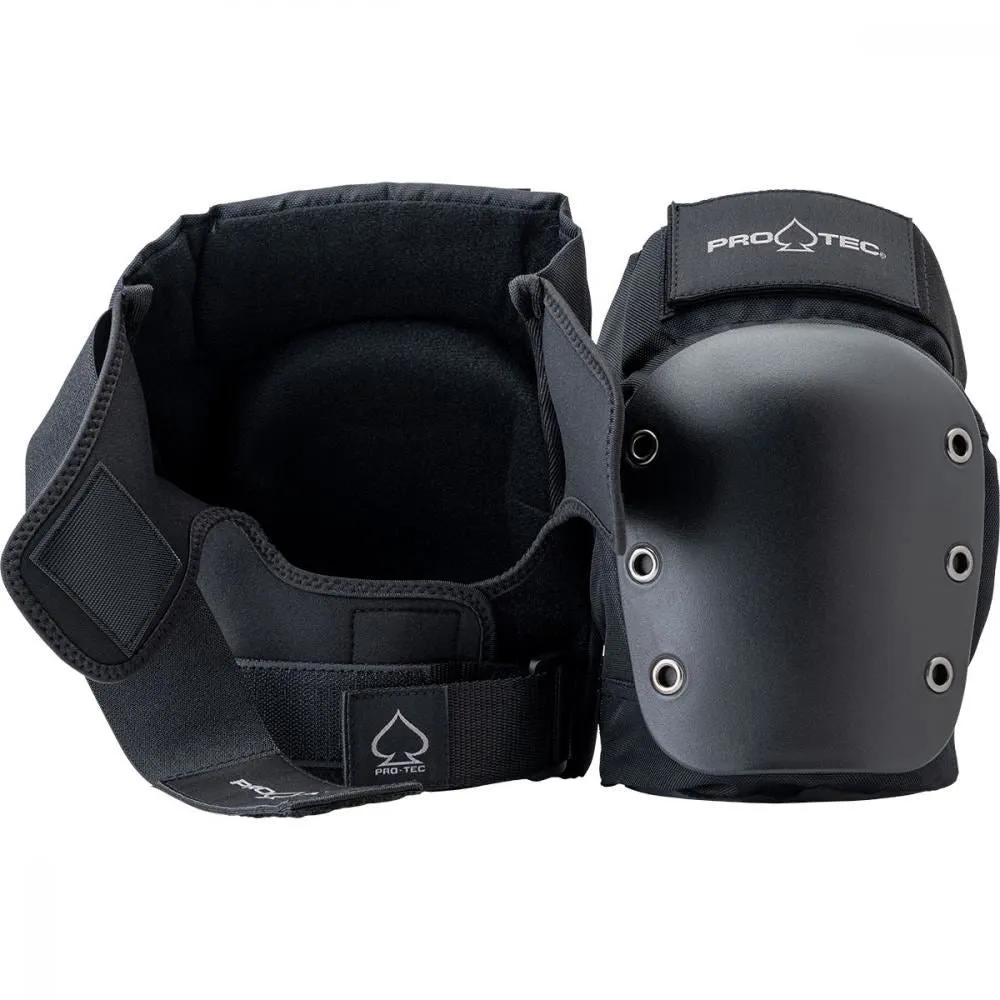 Pro-Tec Pads. Street Knee/Elbow Pad Set Open - Black