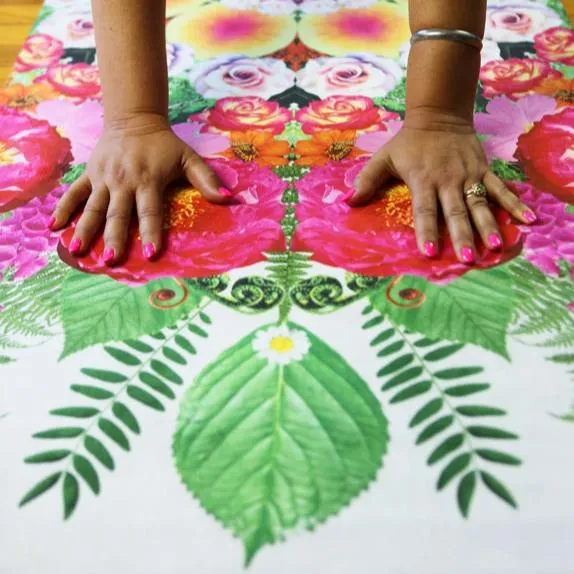 PROSPERITY // Flower Mandala Travel   Hot Yoga Mat