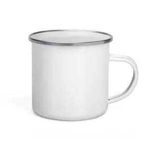 "Cabin Fever- PINK" Enamel Mug