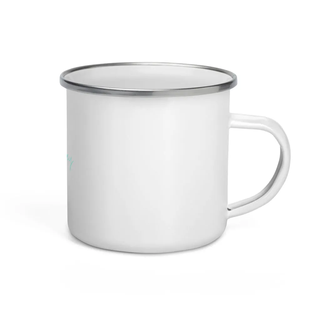 "Game Day- AQUA" Enamel Mug