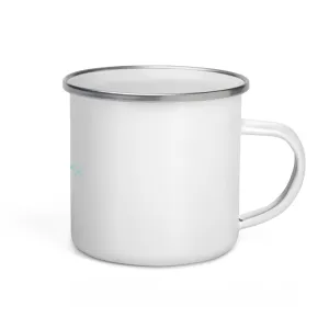 "Lake, Please- Aqua" Enamel Mug