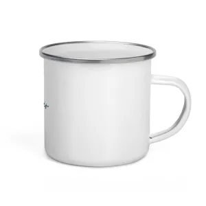 "Salty Air- Navy" Enamel Mug