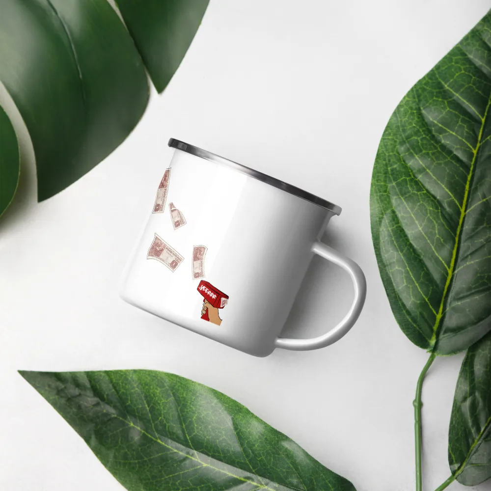 Rain On Me Enamel Mug