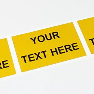 REFL-C-Custom Yellow Reflective Marker 1.375" X 1.875"
