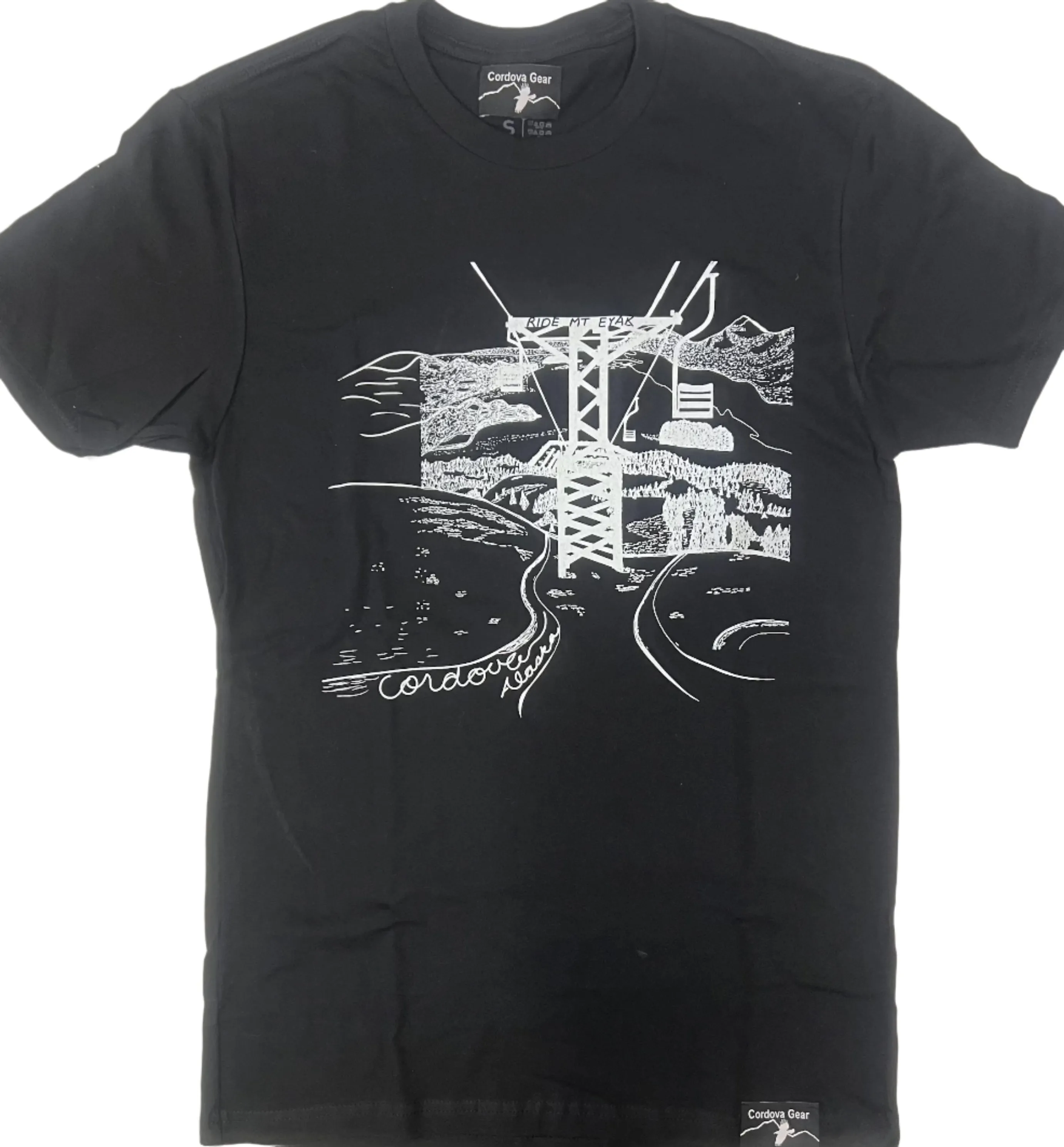Ride Mt. Eyak T Shirt front print