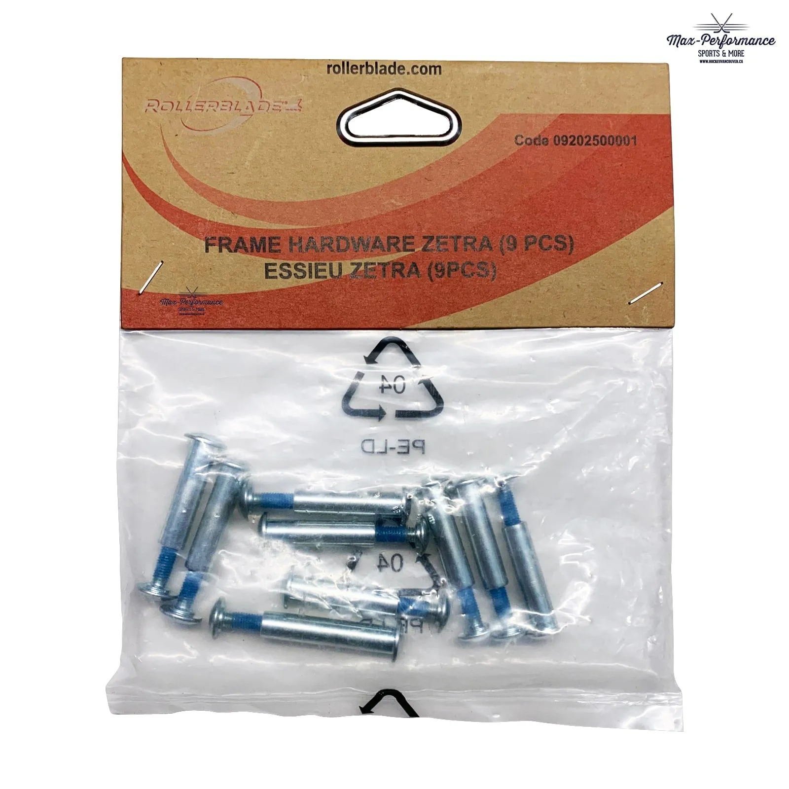 Rollerblade Zetrablade Axle Hardware Kit