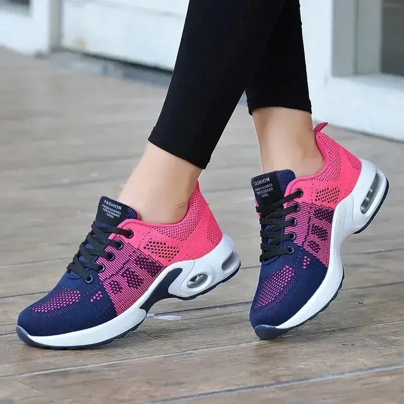 Running Shoes Women Breathable Casual Shoes Outdoor Light Weight Sports Shoes Casual Walking Platform Ladies Sneakers