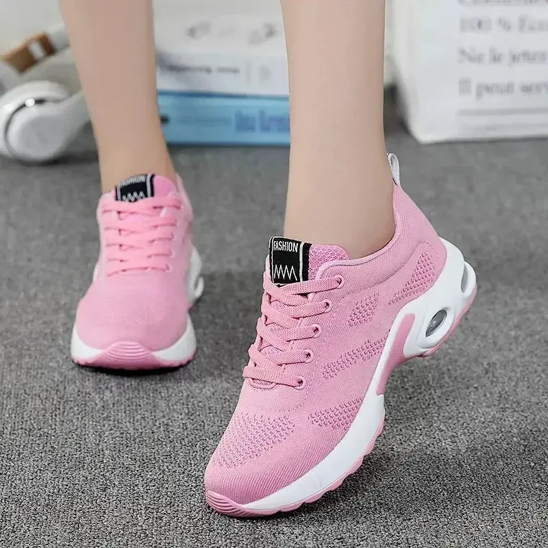 Running Shoes Women Breathable Casual Shoes Outdoor Light Weight Sports Shoes Casual Walking Platform Ladies Sneakers