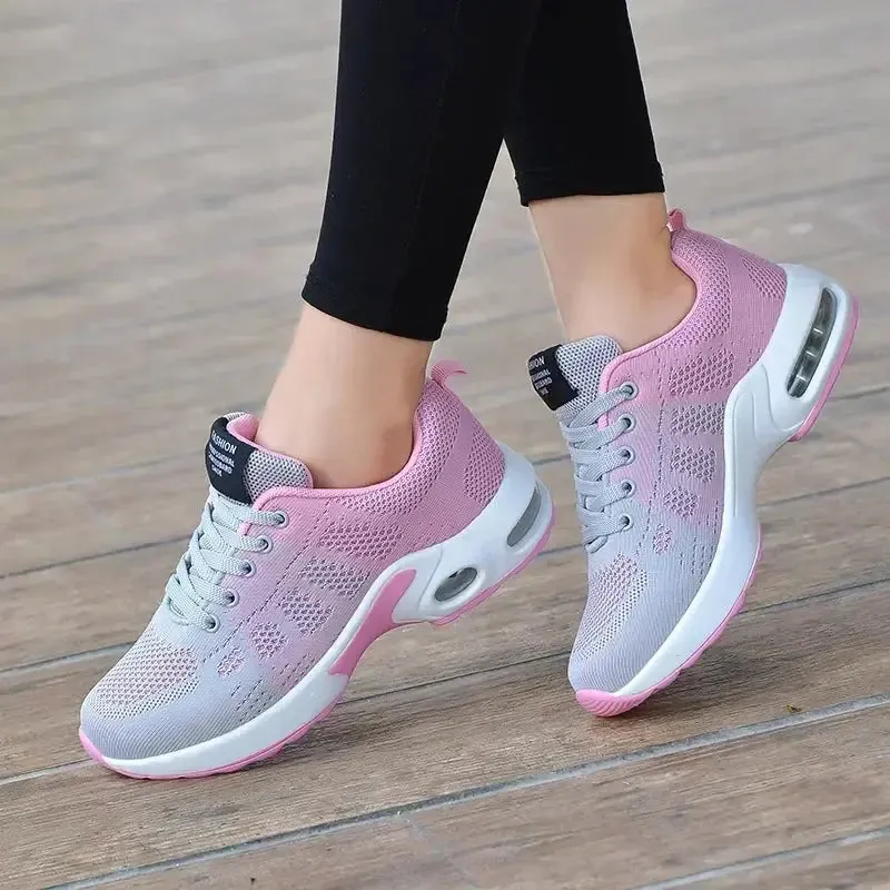 Running Shoes Women Breathable Casual Shoes Outdoor Light Weight Sports Shoes Casual Walking Platform Ladies Sneakers