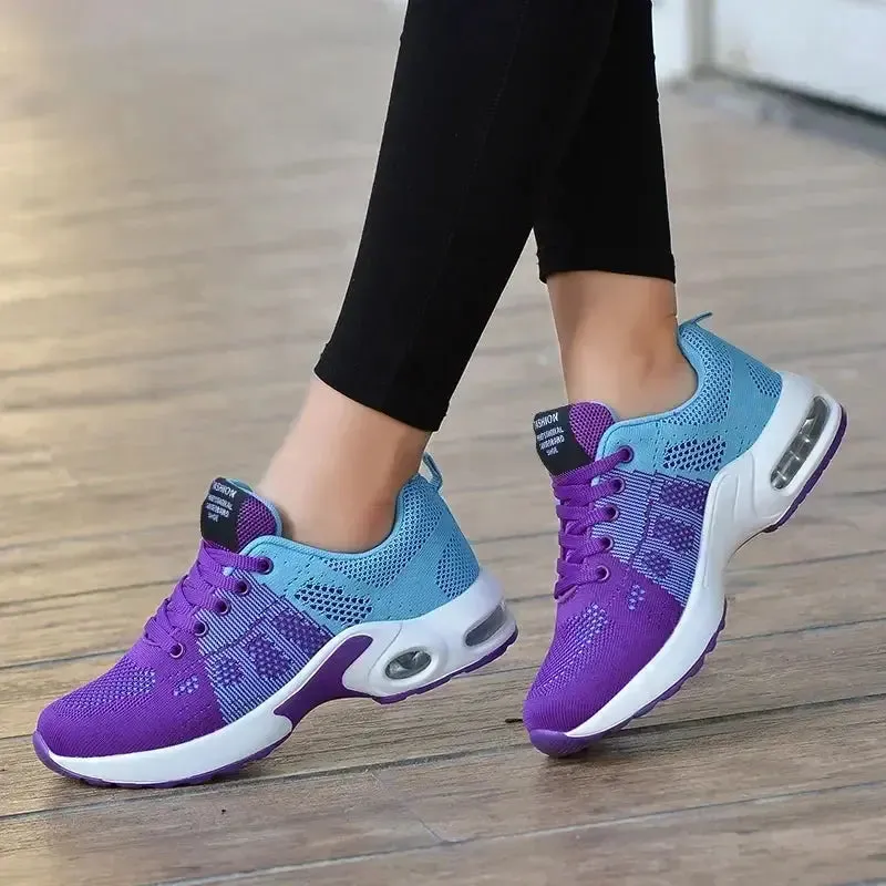 Running Shoes Women Breathable Casual Shoes Outdoor Light Weight Sports Shoes Casual Walking Platform Ladies Sneakers