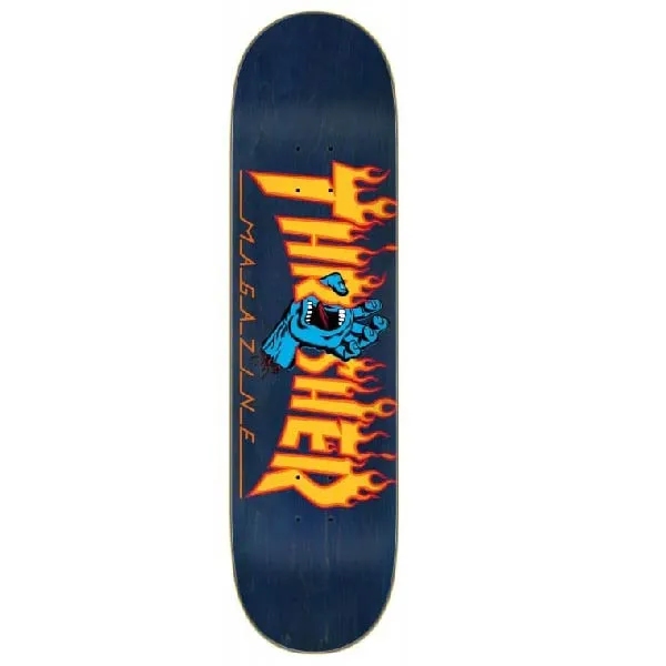Santa Cruz Thrasher Screaming Flame Logo 8.25" Tabla de Skate