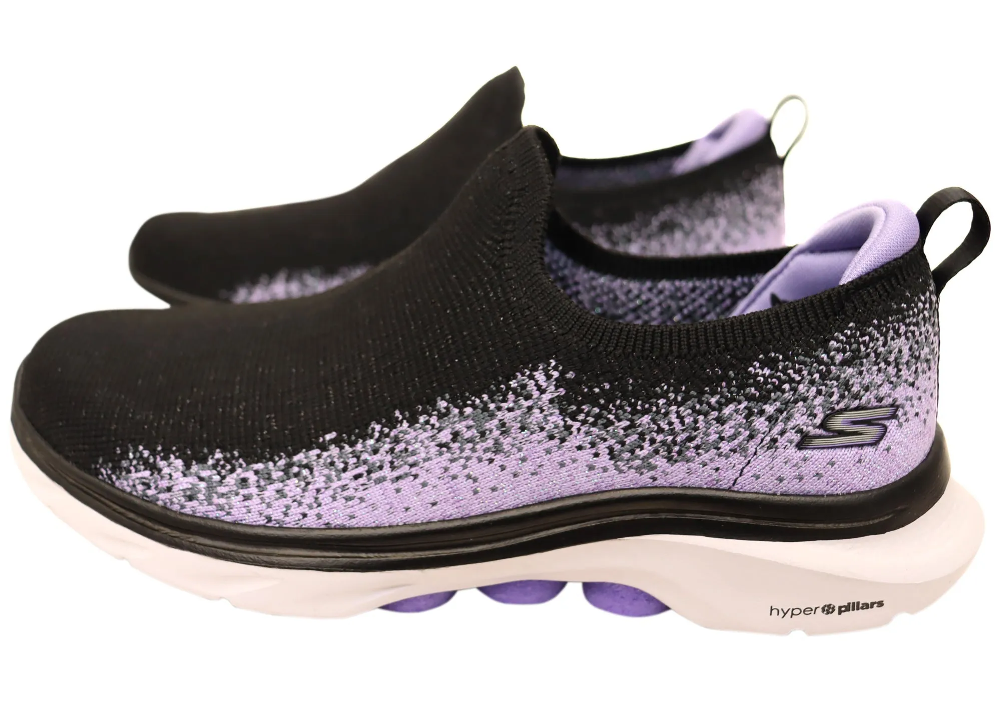 Skechers Womens GOwalk 7 Zaida Comfortable Slip On Shoes