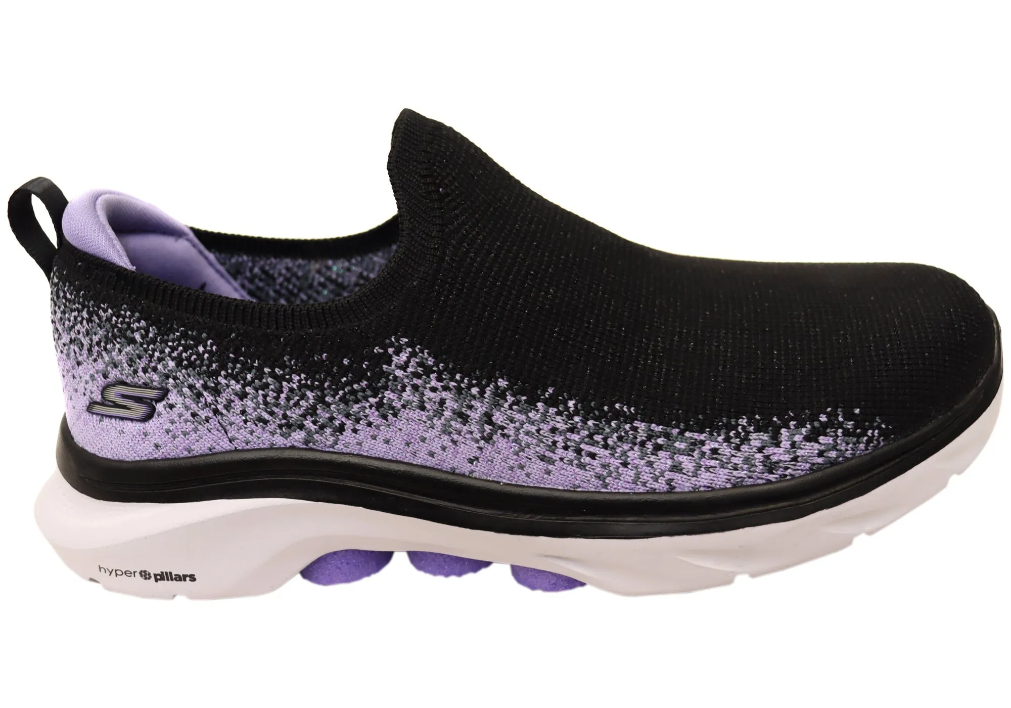 Skechers Womens GOwalk 7 Zaida Comfortable Slip On Shoes